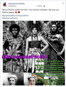 Celebrating "Decolonise Pacific History Month" in March 2020